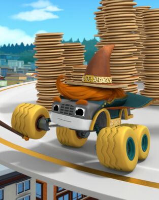 Blaze y los Monster Machines (T7): Ep.19 Los superruedas contra el robatortitas