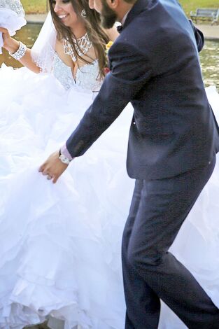 Mi espectacular boda gitana: La diosa griega y el vestido gigante